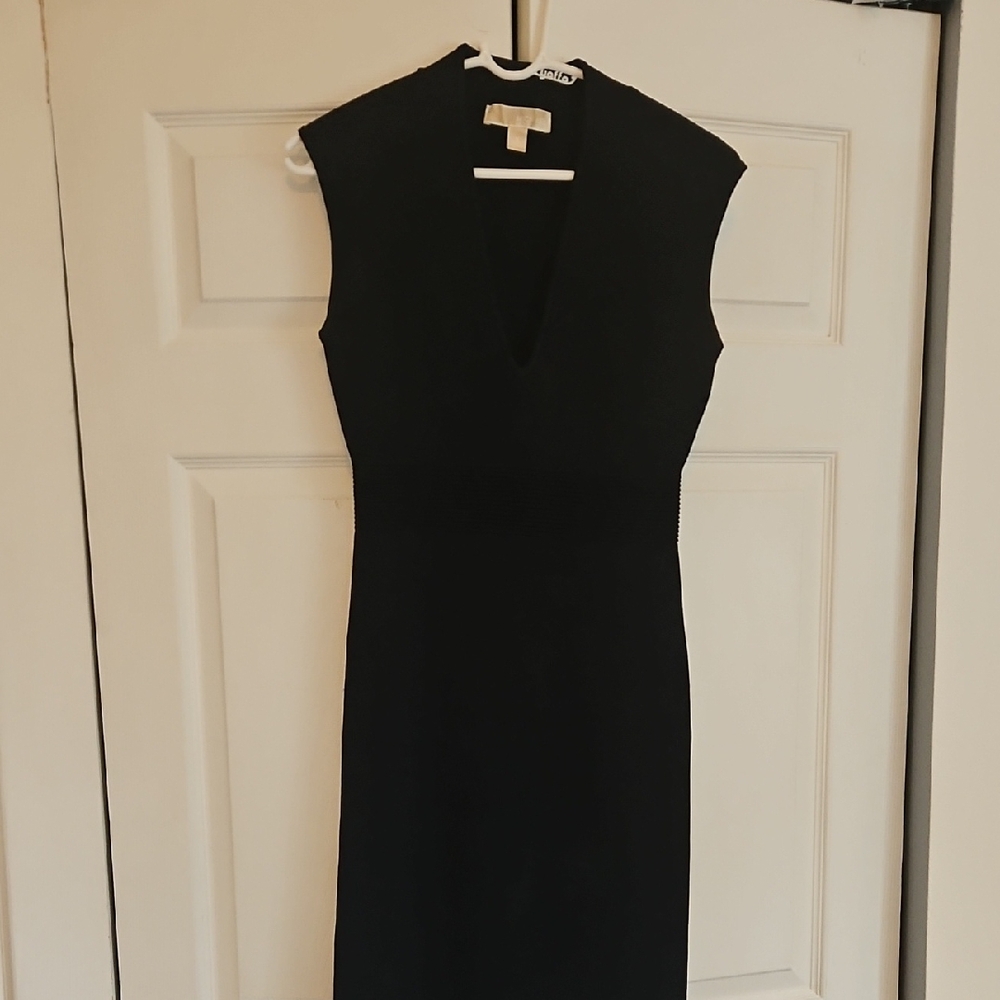 Michael Kors Deep Navy Midi Dress